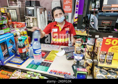 Bogota Colombia,Avenida El Dorado Calle 26,store stores business businesses shop shops market markets marketplace selling buying shopping,Oxxo Mexican Stock Photo