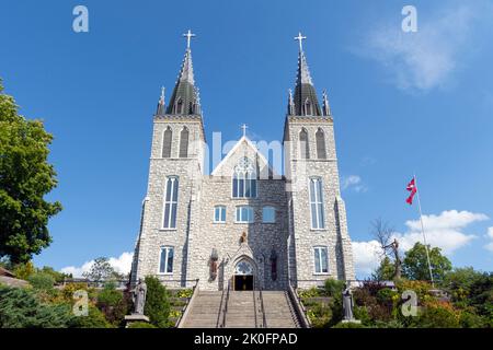 Martyrs' Shrine Catholic church in Midland, Ontario, Canada Stock Photo