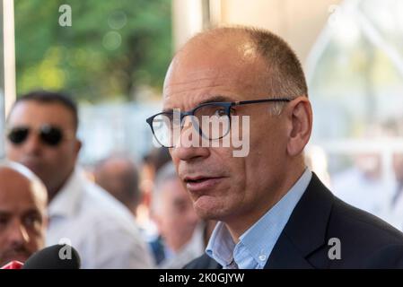 Turin Italy 10th Sep 2022 Pd Italian Democratic Party Leader