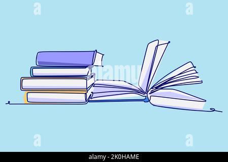Sketch open book in hands hand drawn isolated Vector Image