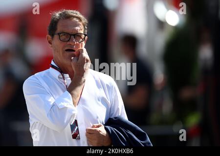 Monza, Italy. 11th Sep, 2022. Fabio Capello in the paddock before the F1 Grand Prix of Italy, Credit: Marco Canoniero/Alamy Live News Stock Photo