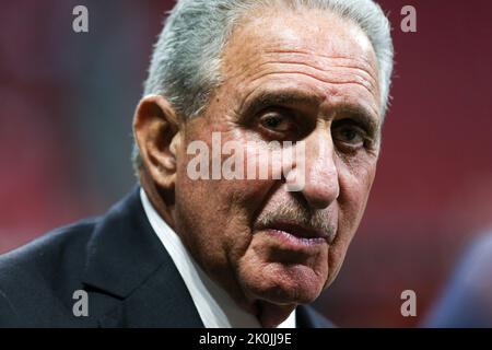 Atlanta, Georgia, USA. 11th Sep, 2022. Atlanta Falcons owner Arthur Blank before the game against the New Orleans Saints at Mercedes-Benz Stadium (Credit Image: © Debby Wong/ZUMA Press Wire) Stock Photo