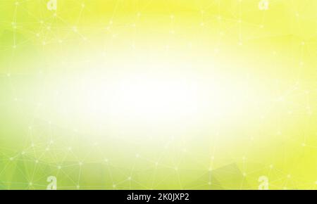 Light Green low poly background. Polygonal design pattern. Bright mosaic modern geometric design, Creative Design Templates. Connected lines with dots Stock Vector