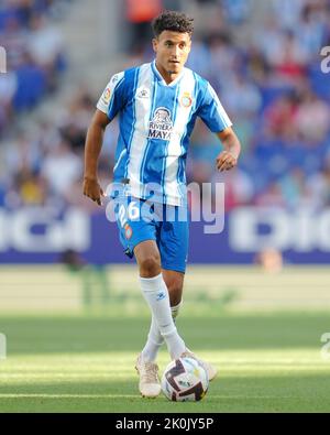 Omar El Hilali of RCD Espanyol during the La Liga match between RCD