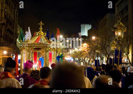 Cagliari, Sant'Efisio traditional event, the most important religious feast in Sardinia, Italy, Europe Stock Photo