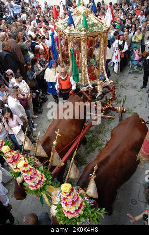 Sant'Efisio traditional event, the most important religious feast in Sardinia, Cagliari, Italy, Europe Stock Photo