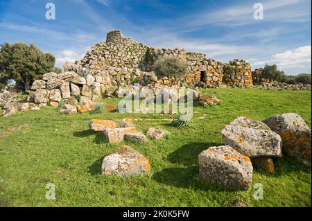 Nuraghe Arrubiu, Orroli, Provincia di Cagliari, Sardinia, Italy, Europe Stock Photo