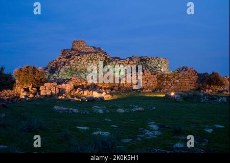 Nuraghe Arrubiu, Orroli, Provincia di Cagliari, Sardinia, Italy, Europe Stock Photo