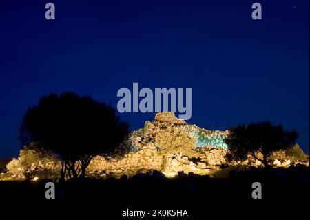 Nuraghe Arrubiu, Orroli, Provincia di Cagliari, Sardinia, Italy, Europe Stock Photo