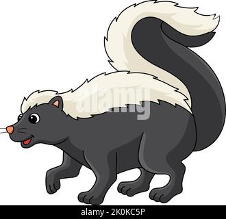 Skunk animal cartoon Stock Vector Image & Art - Alamy