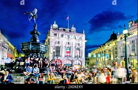 Piccadilly Circus London UK Stock Photo