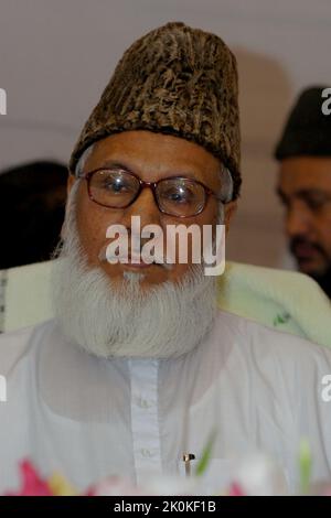 Dhaka, Bangladesh - October 25, 2005: Motiur Rahman Nizami former leader of the Bangladesh Jamaat-e-Islami. He was in 2014 convicted of masterminding Stock Photo