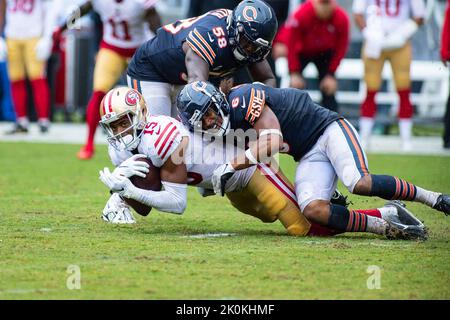 San Francisco 49ers wide receiver Jauan Jennings (15) runs onto the field  during an NFL football game against the Arizona Cardinals, Sunday, Jan.8,  2023, in Santa Clara, Calif. (AP Photo/Scot Tucker Stock