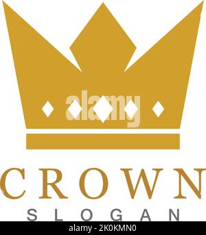 Crown Logo Template vector illustration Stock Vector