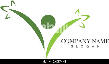 Healthy Life Logo template vector icon Stock Vector
