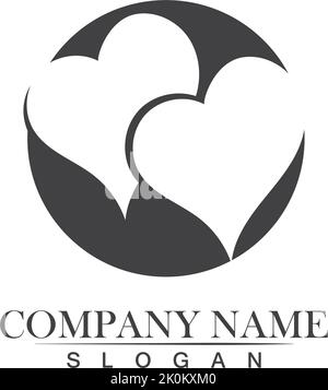 Love Logo and symbols Vector Template icons app Stock Vector