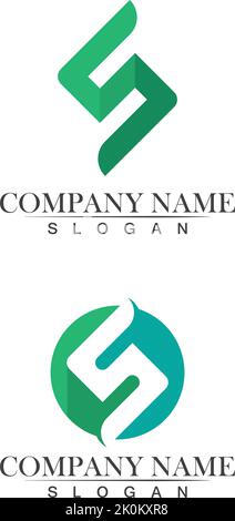 S letter logo Template icon Stock Vector