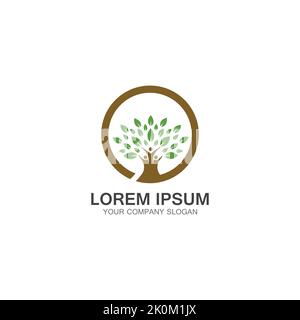 People Tree Logo Template Design Vector Stock Vector