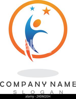 success people logo vector template Stock Vector Image & Art - Alamy
