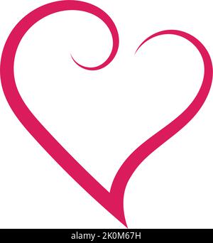 Beauty Love Vector icon illustration design Template Stock Vector