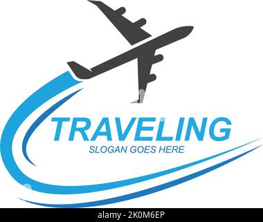 Air Travel logo vector icon design template-vector Stock Vector
