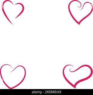 Beauty Love Vector icon illustration design Template Stock Vector
