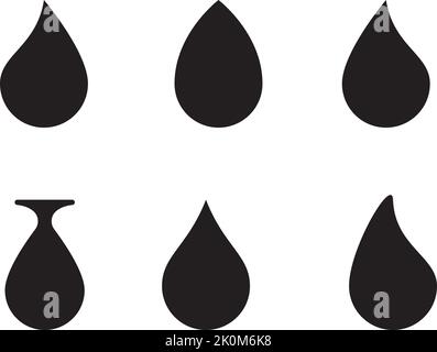 Water drop Logo and symbol Template Stock Vector