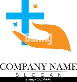 Church logo template design vector illustration Stock Vector Image ...