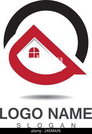 Home Property and construction logo design Stock Vector Image & Art - Alamy