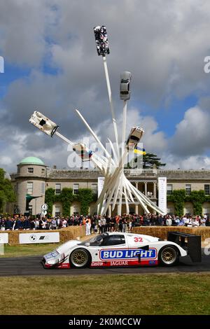 Justin Law, Jaguar XJR12D, Introduced for the 1982 season, Group C cars became the iconic cars of endurance racing, especially at events such as the L Stock Photo