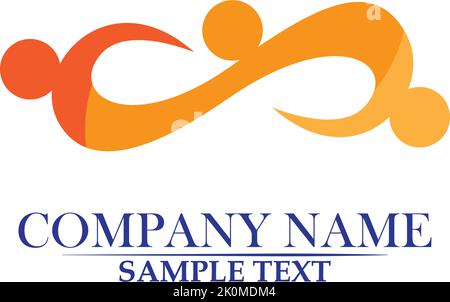 Infinity people family care logo Design Vector Stock Vector Image & Art ...
