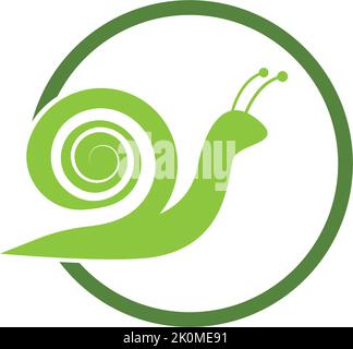 Snail logo template vector icon illustration design Stock Vector Image ...