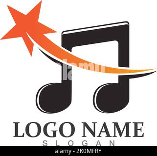 Music note Icon Vector Stock Vector