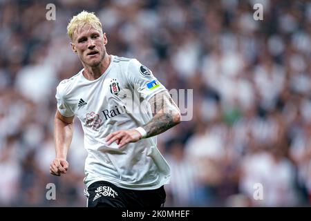ISTANBUL, TURKEY - SEPTEMBER 12: Wout Francois Maria Weghorst of Besiktas A.S. during the Turkish Super Lig match between Besiktas and Istanbul Basaksehir at the Vodafone Park on September 12, 2022 in Istanbul, Turkey (Photo by /Orange Pictures)