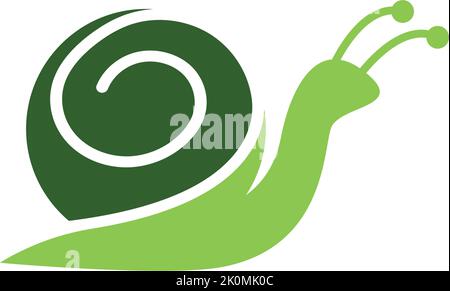 snail logo template vector icon illustration design Stock Vector