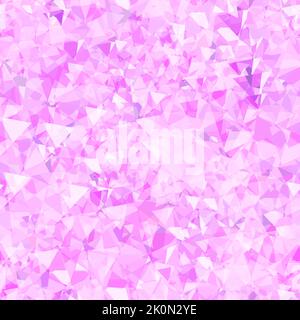 Abstract seamless pattern of colorful equilateral triangles. Geometric pink triangle texturefor celebratory design. Perfect fit for invitations, cover Stock Vector