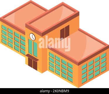 Vector isometric low poly school classroom Stock Vector Image & Art - Alamy