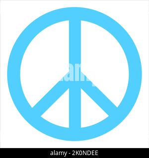 International Day of Peace - September 21st -Sign of Peace - Peace icon - freedom, charity, global, love, care, sky, unity - world peace day vector Stock Vector