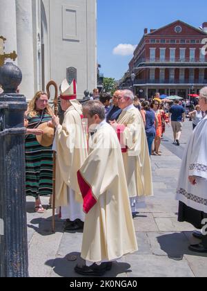 New Orleans, Louisiana - Archbishop Gregory Aymond leads the Blessing ...