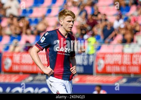 Jerdy Schouten Bolonha Retrato Durante Futebol Italiano Série Jogo