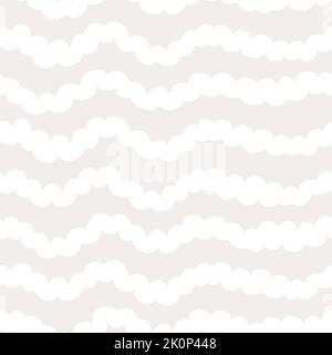 Wave curly lines pattern Stock Vector