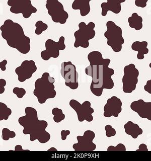 Cow spots pattern Stock Vector