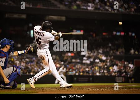 Arizona Diamondbacks' Stone Garrett has become a home run hitter