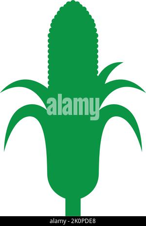 Sweet corn icon logo design illustration template Stock Vector