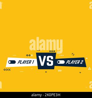 Versus vector template Stock Vector