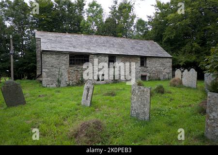 St Teath Cornwall UK 09 12 2022 Cornish village North Cornwall birthplace of Anne Jeffries 1626 a Fairy Witch Stock Photo