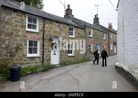 St Teath Cornwall UK 09 12 2022 Cornish village North Cornwall birthplace of Anne Jeffries 1626 a Fairy Witch Stock Photo