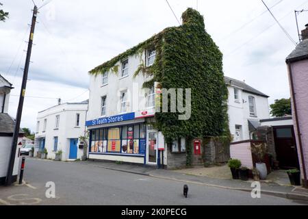 St Teath Cornwall UK 09 12 2022 Cornish village North Cornwall birthplace of Anne Jeffries 1626 a Fairy Witch Stock Photo