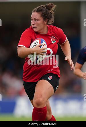 England's Amy Cokayne during the Women's Friendly at Sandy Park, Exeter ...