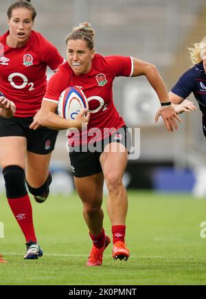 Claudia MacDonald of England during the Women's Rugby World Cup match ...